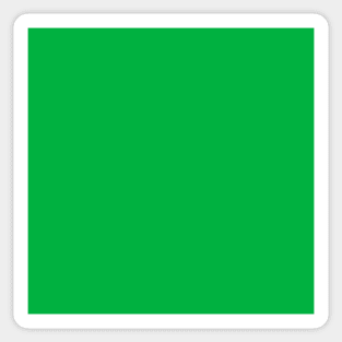 Chroma key colour Green Sticker